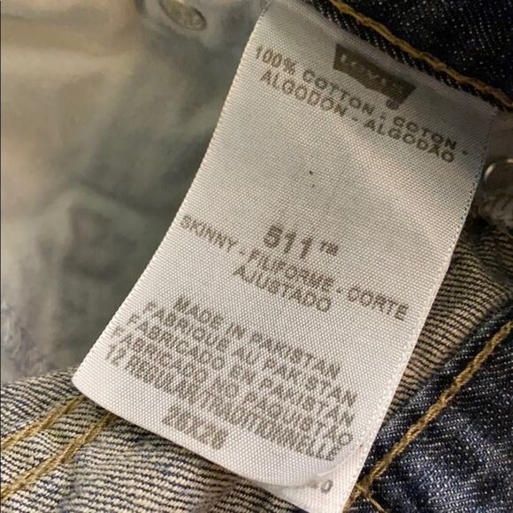 Levi’s 511 Slim Boys Jeans 12 Reg - Picture 10 of 10